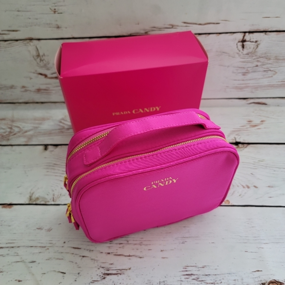 Prada Pink Cosmetic Bag